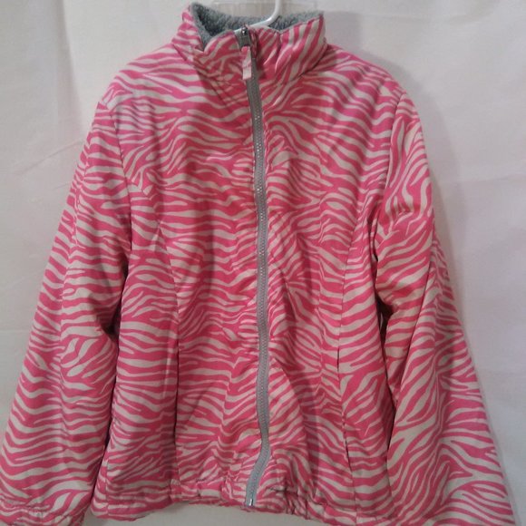 Swiss Tech Girl's  Jacket/Coat Animal Print Color Pink/White Size M 7/8 - Picture 1 of 6
